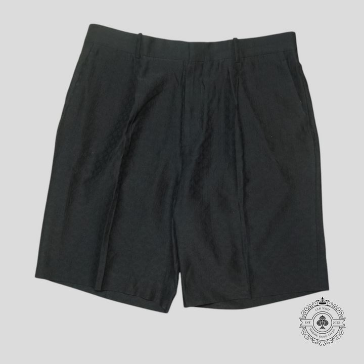 Louis Vuitton Monogram Silk Shorts in Black
