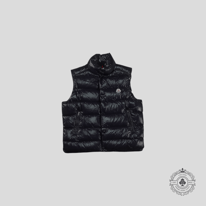 Moncler Tib Gilet Vest In Navy Blue