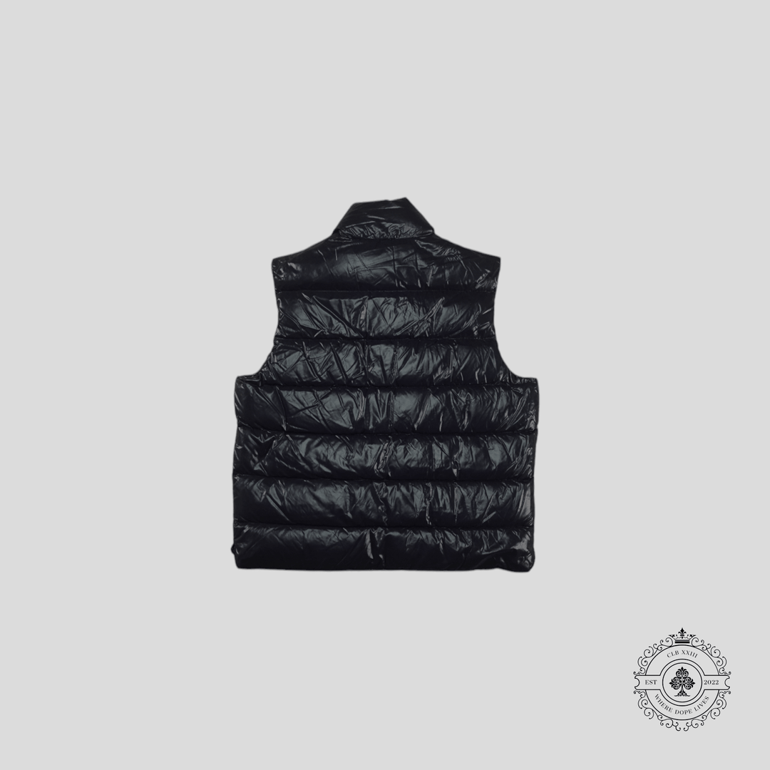 Moncler Tib Gilet Vest In Navy Blue