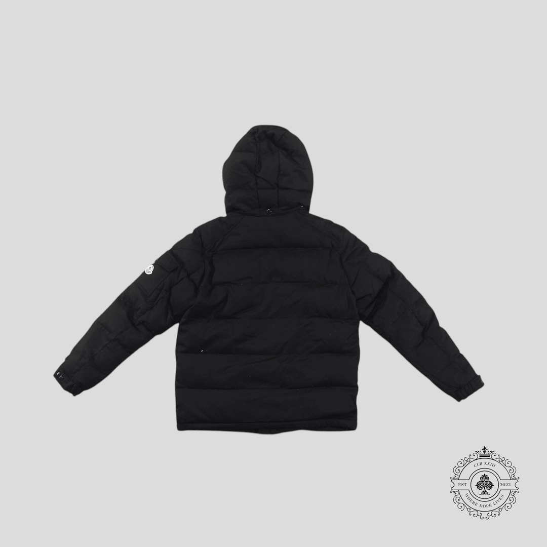 Moncler Montgenerve Wool Down Jacket in Navy Blue