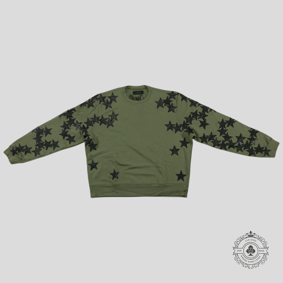 Amiri Chemist Crewneck in Green