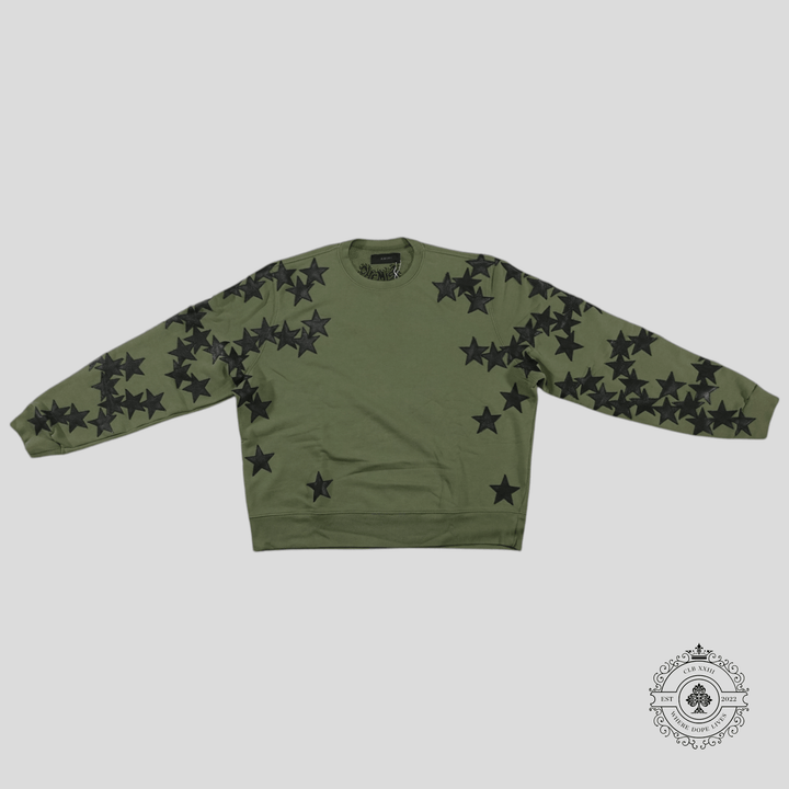 Amiri Chemist Crewneck in Green