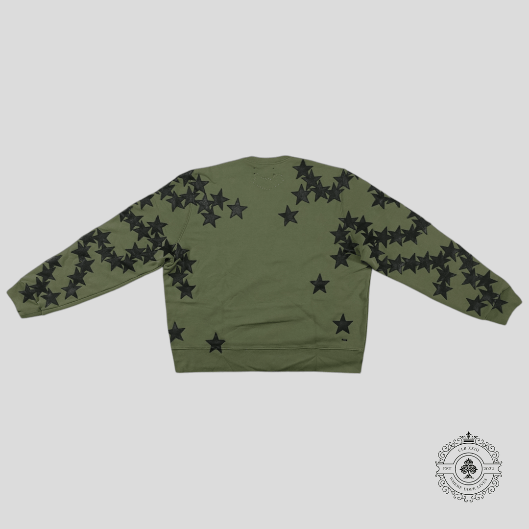Amiri Chemist Crewneck in Green