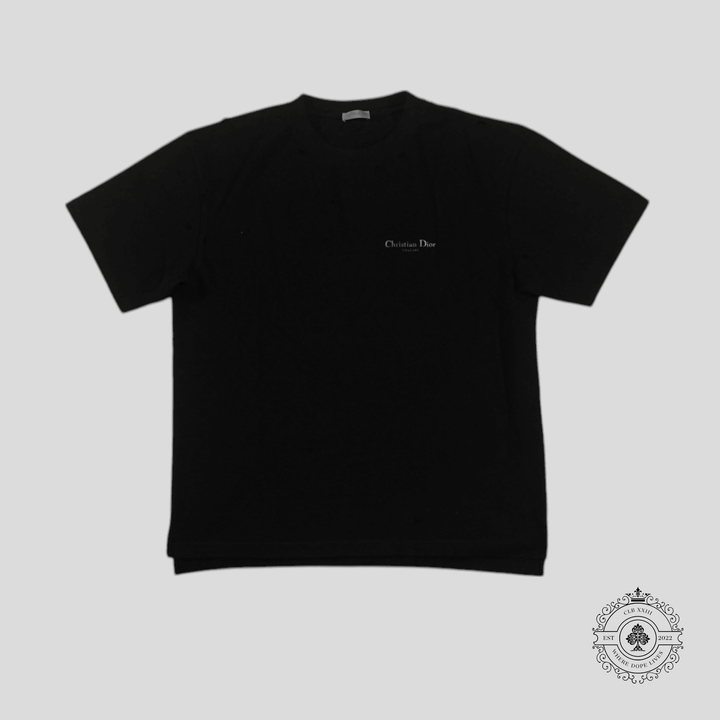 Dior Christian Dior Couture Distressed T-Shirt in Black