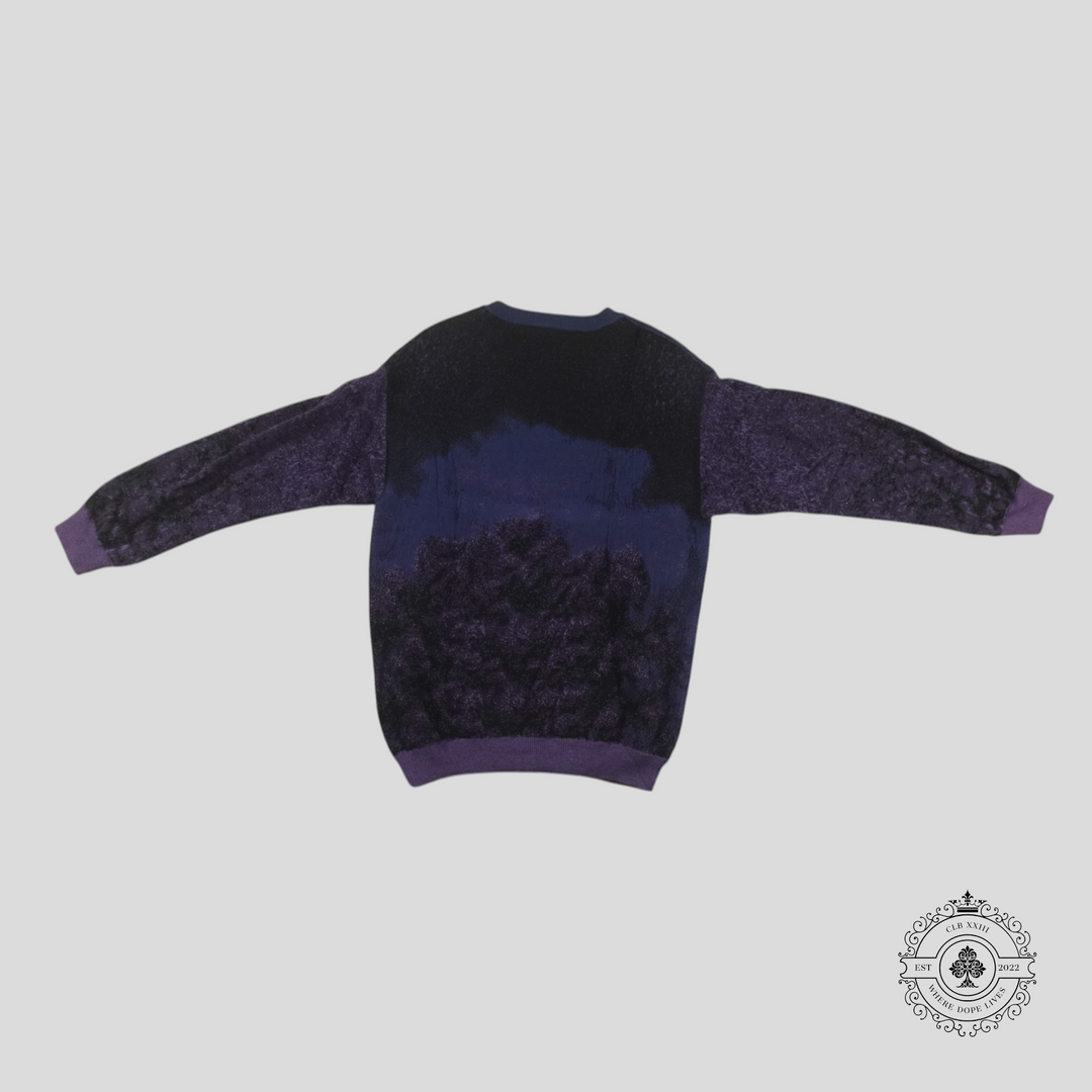 Louis Vuitton Wizard of Oz Brick Road Jacquard Sweater in Purple