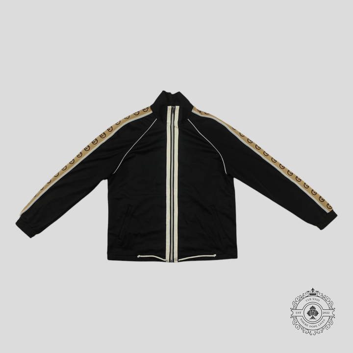 Gucci Interlocking G Jacquard Webbing Technical Track Jacket in Black