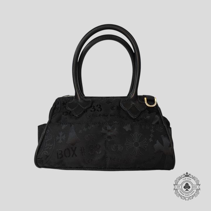 Chrome Hearts Multi Motif Nylon Mini Handbag in Black