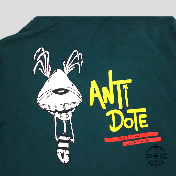 Chrome Hearts Matty Boy Antidote Zip Up Hoodie in Green