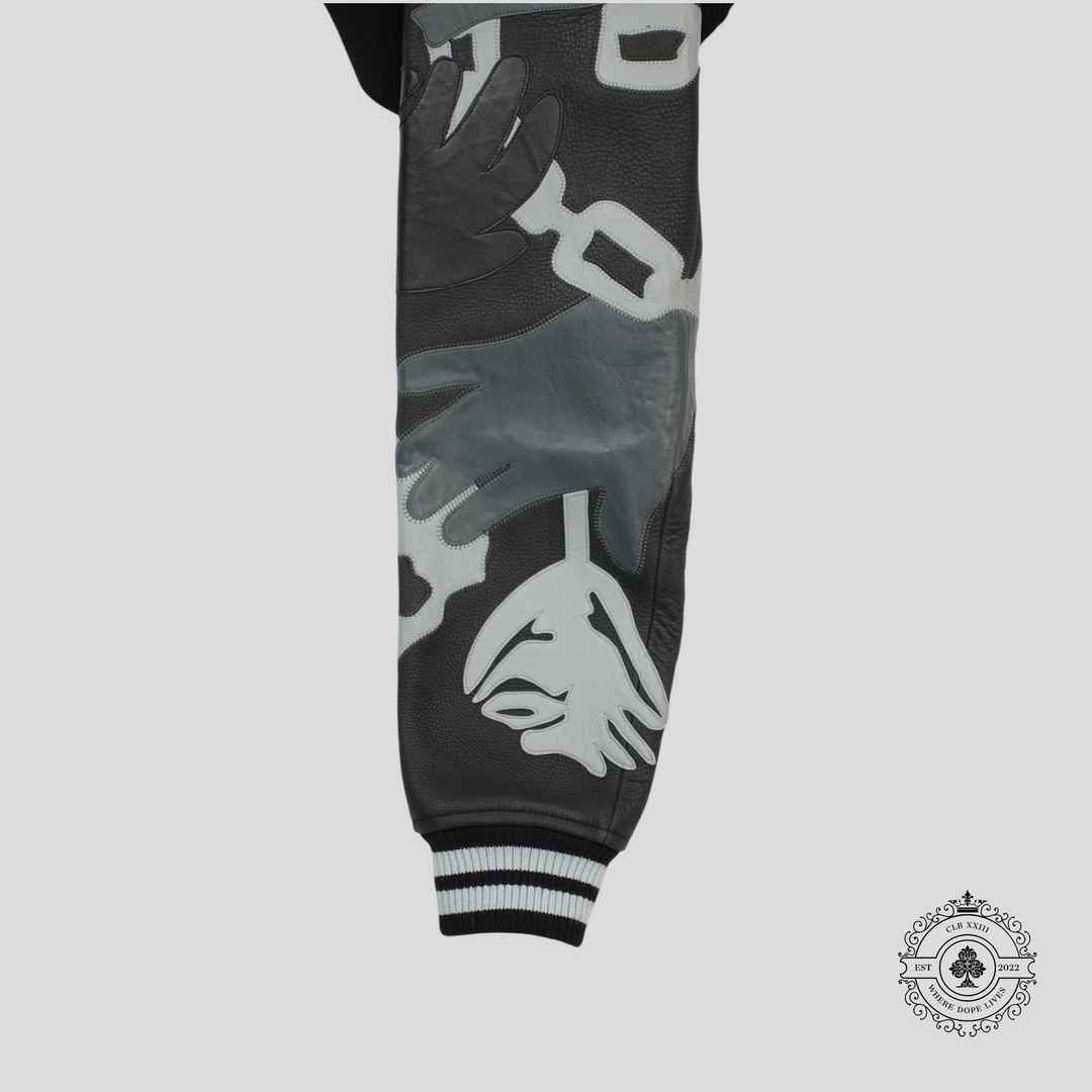 Louis Vuitton Chains Camo Varsity Jacket in Black