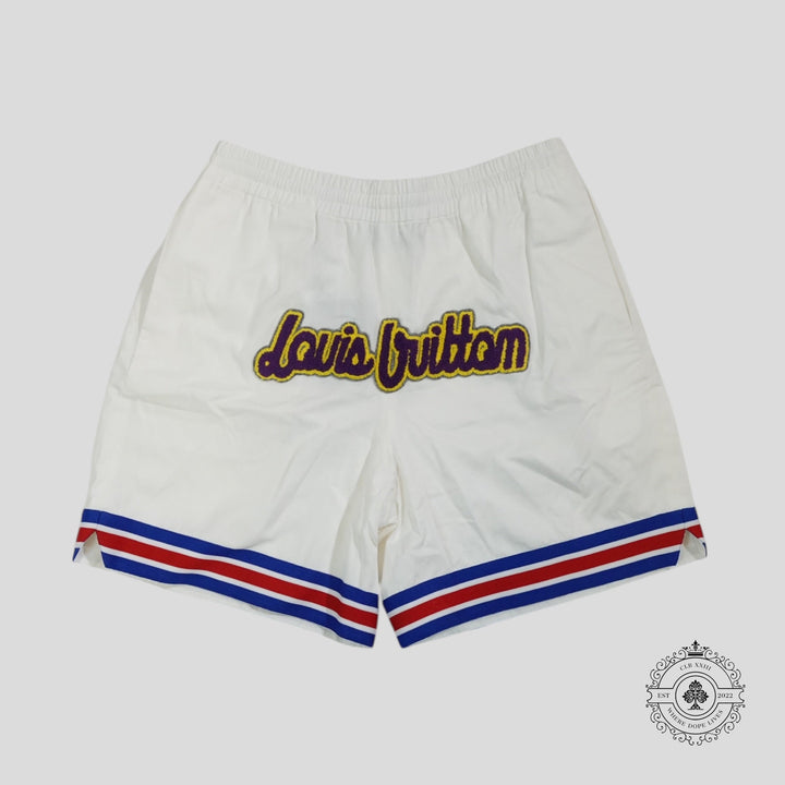 Louis Vuitton X NBA Basketball Shorts in White