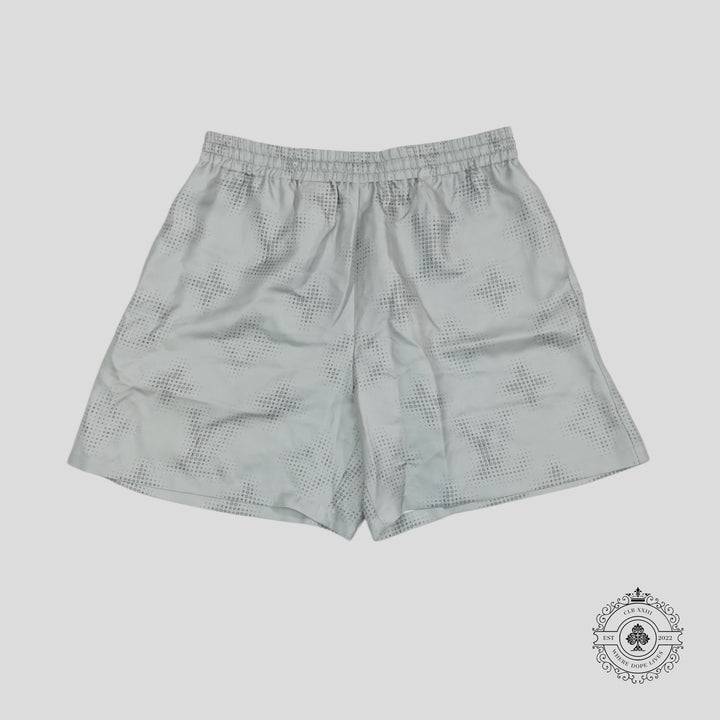 Louis Vuitton Pixelate Monogram Silk Shorts in Grey