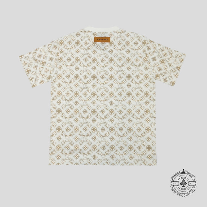 Louis Vuitton Monogram Sand Tee in White/Beige