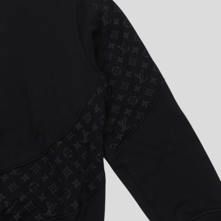 Louis Vuitton Monogram Circle Cut Hoodie in Black