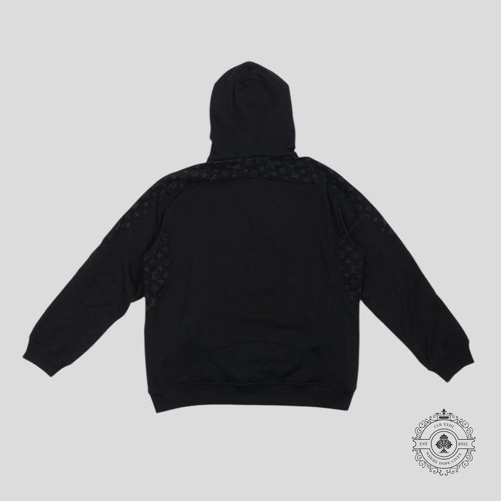 Louis Vuitton Monogram Circle Cut Hoodie in Black