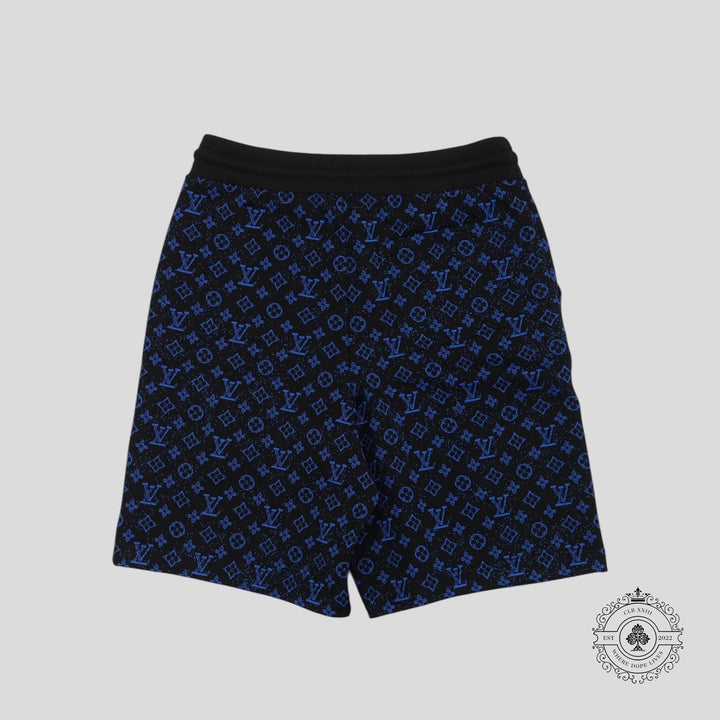 Louis Vuitton Monogram Technical Shorts in Black/Blue