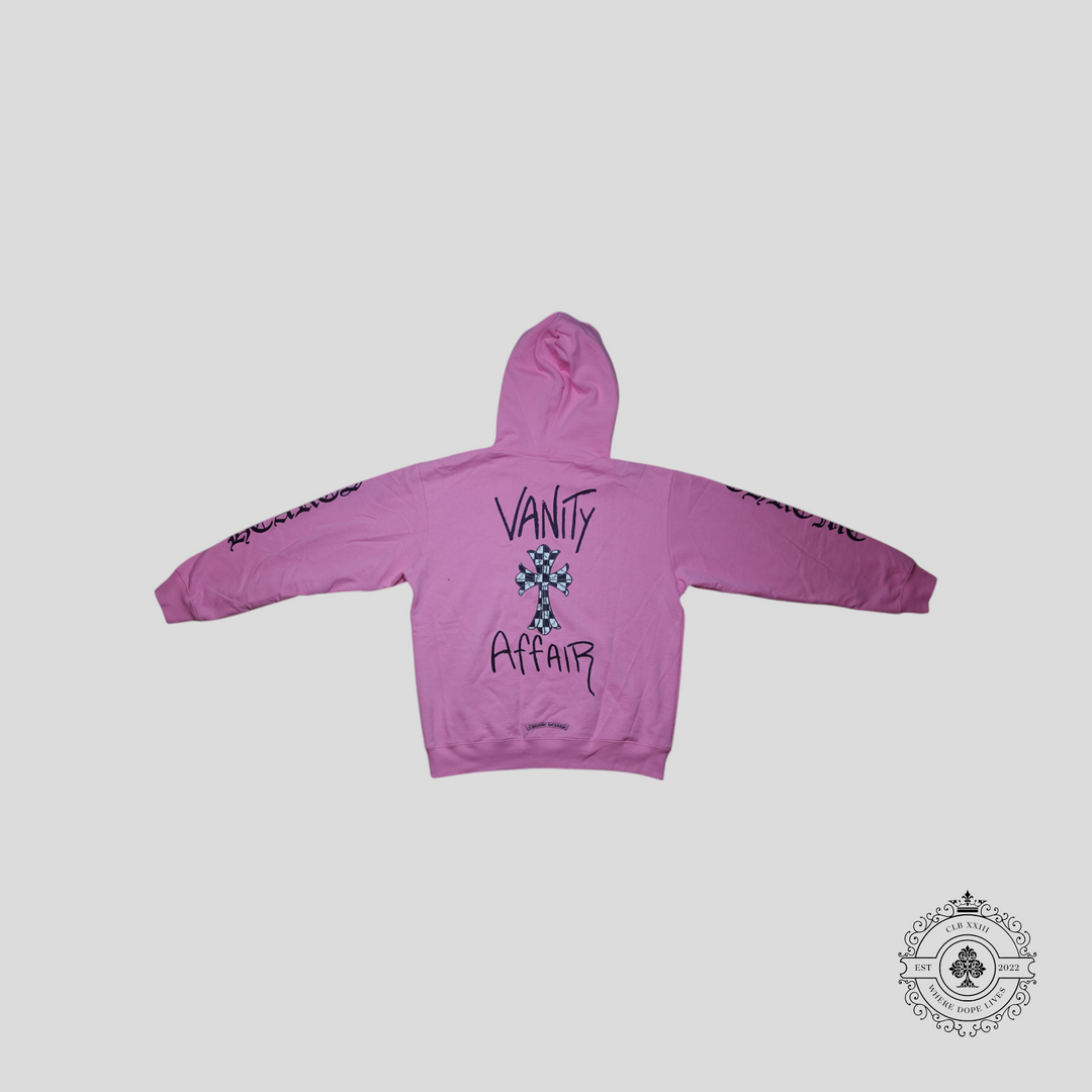 Chrome Hearts Vanity Affair Hoodie in Pink