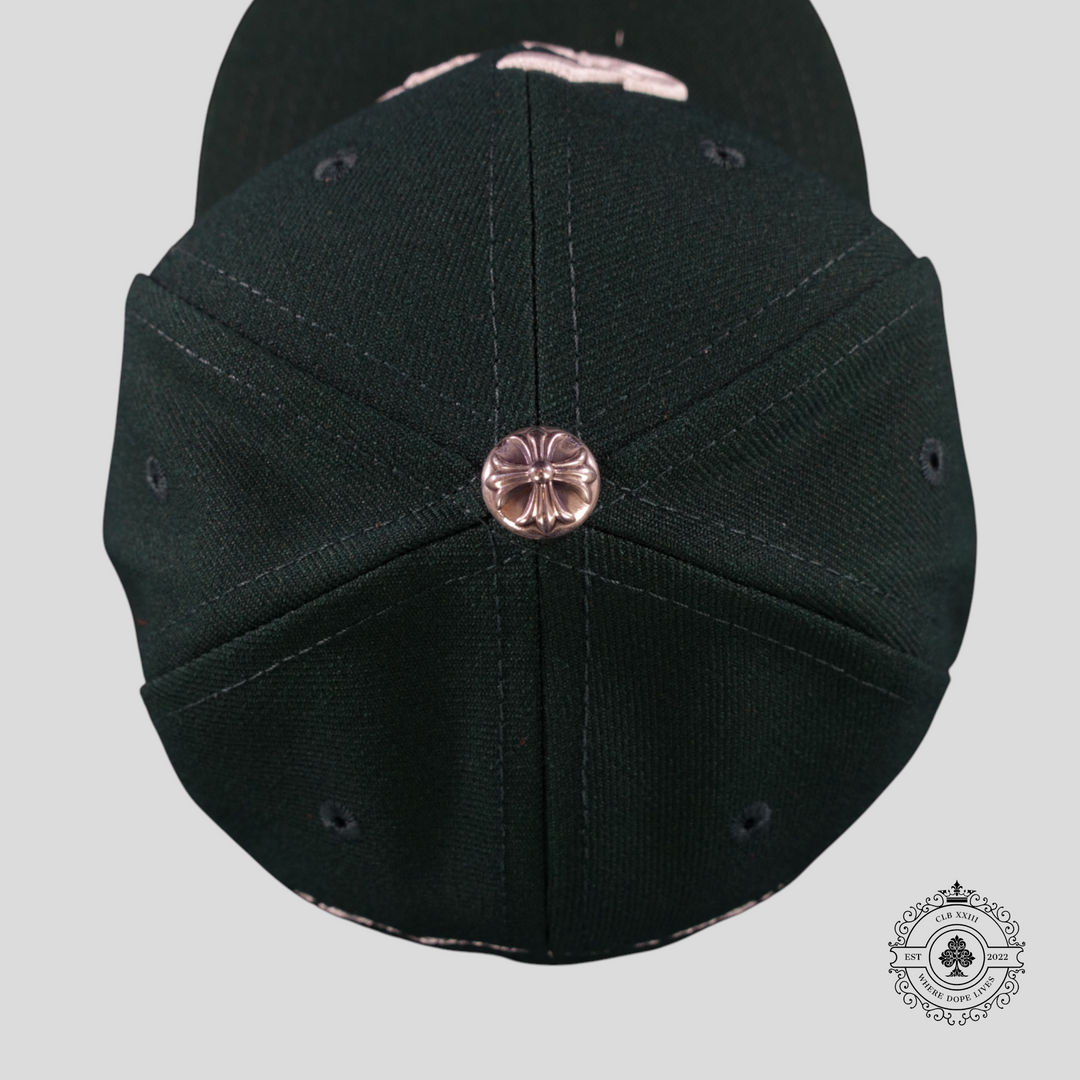 Chrome Hearts CH Embroidered Hat in Forest Green