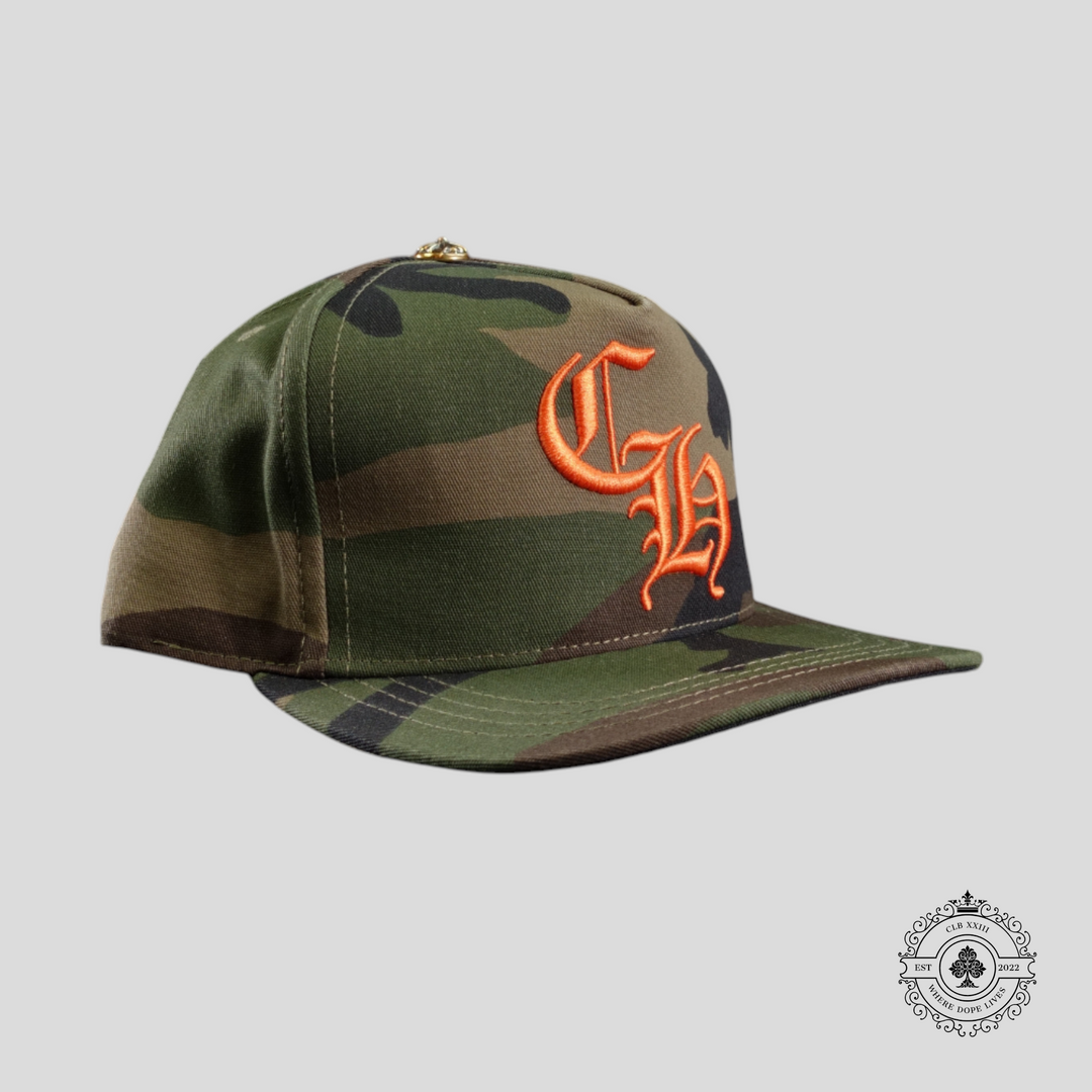 Chrome Hearts CH Embroidered Hat in Camo