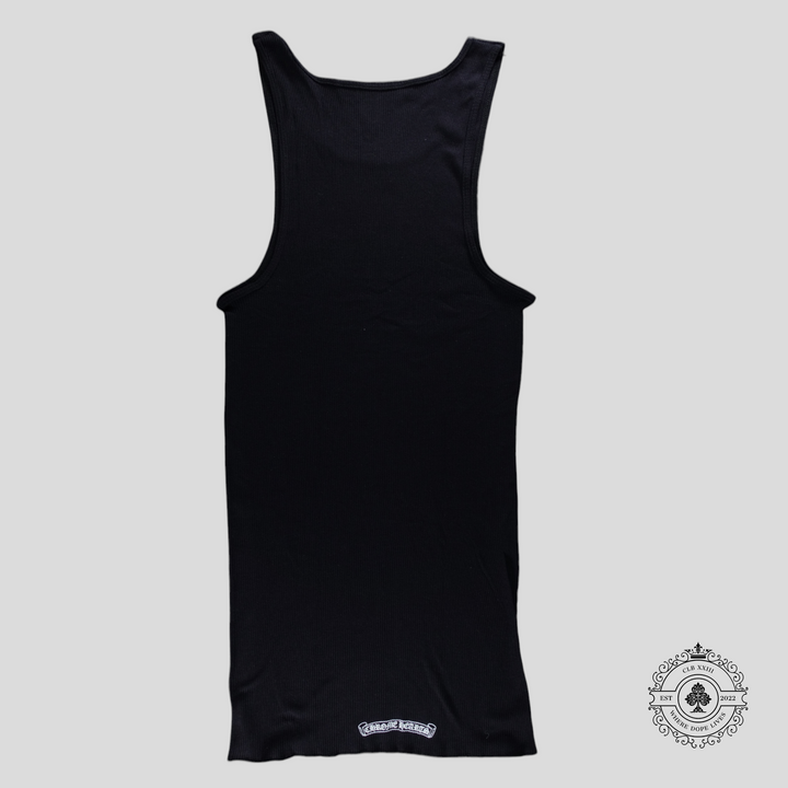 Chrome Hearts Hairy Cross Tank Top in Black