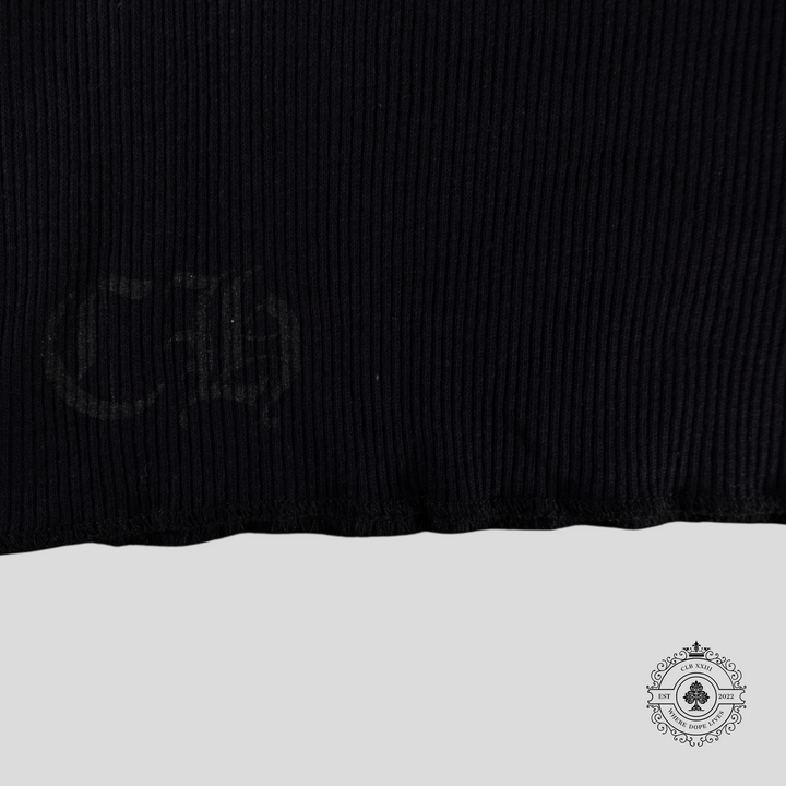 Chrome Hearts Hairy Cross Tank Top in Black