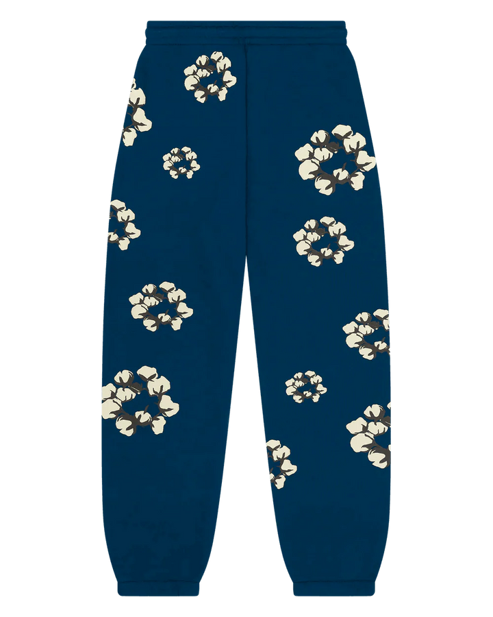 Denim Tears x CPFM Cactus Tears Wreath Sweatpants Navy Blue