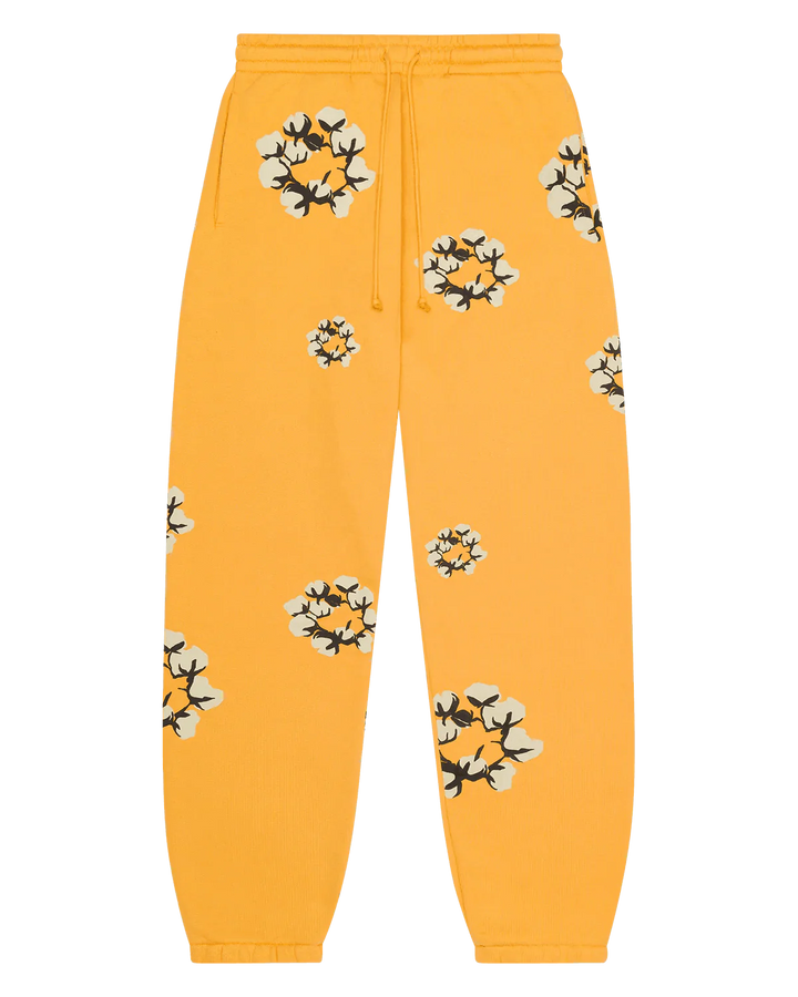 Denim Tears x CPFM Cactus Tears Wreath Sweatpants Yellow