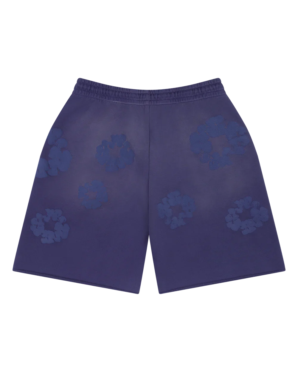 Denim Tears Mono Cotton Wreath Sweat Shorts Washed Blue