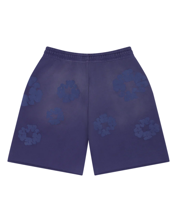 Denim Tears Mono Cotton Wreath Sweat Shorts Washed Blue