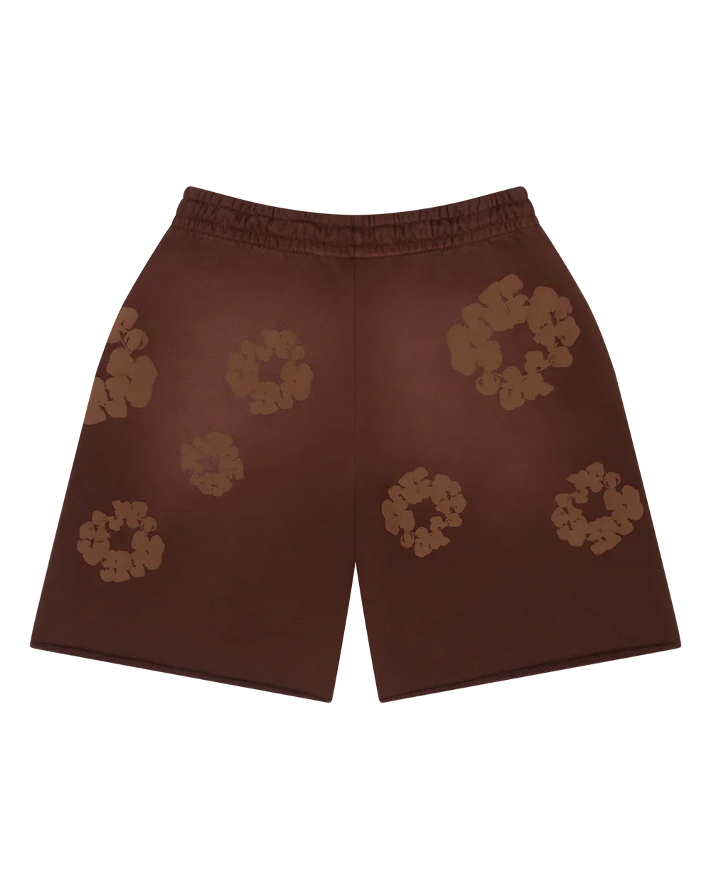 Denim Tears Mono Cotton Wreath Sweat Shorts Brown
