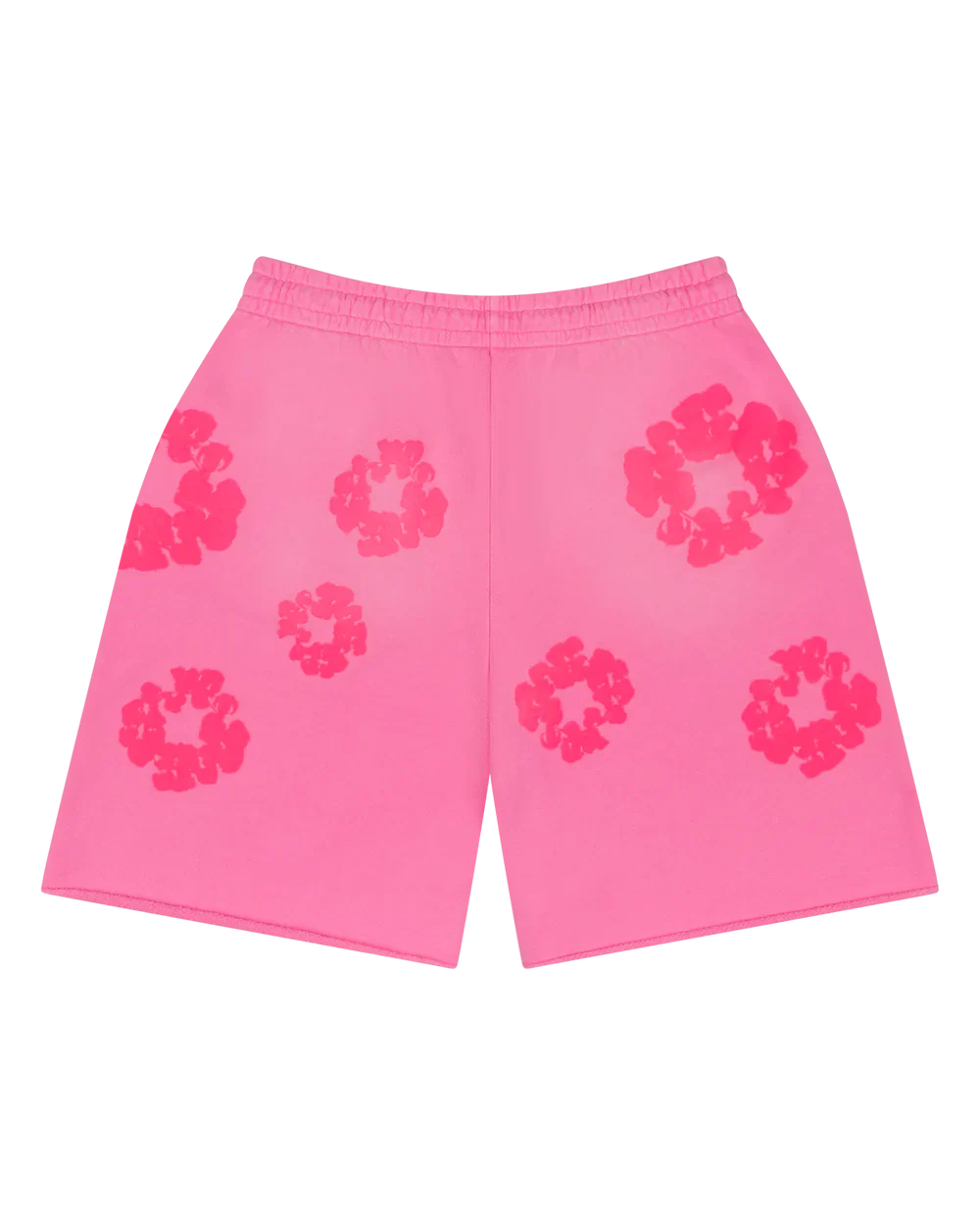 Denim Tears Mono Cotton Wreath Sweat Shorts Pink