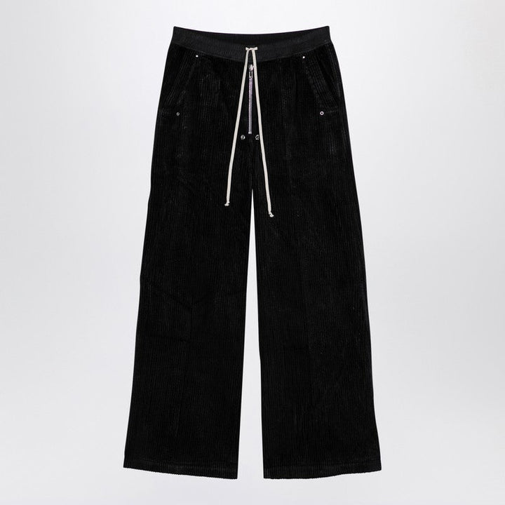 Drkshdw Geth Belas Black Velvet Pants Men