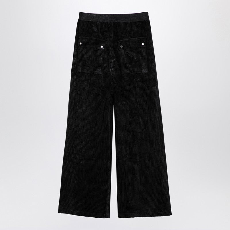 Drkshdw Geth Belas Black Velvet Pants Men
