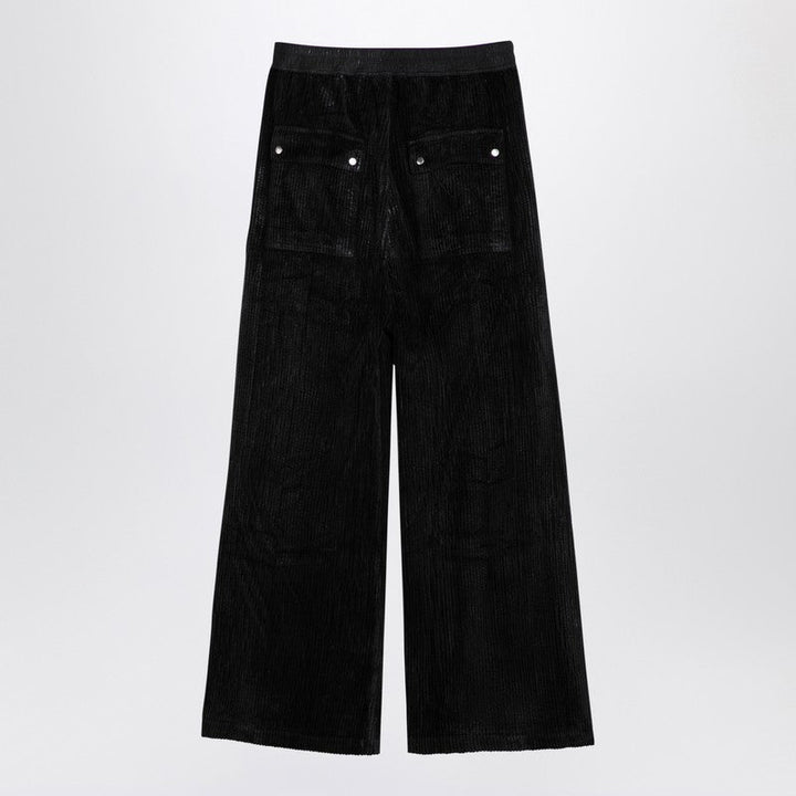 Drkshdw Geth Belas Black Velvet Pants Men