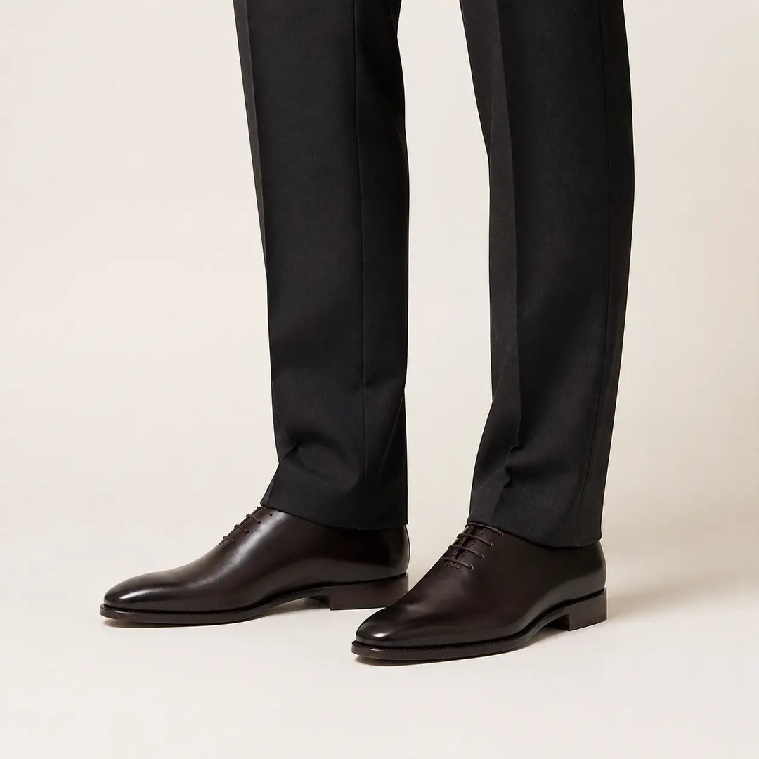 Handmade Oxford Shoes with Calfskin