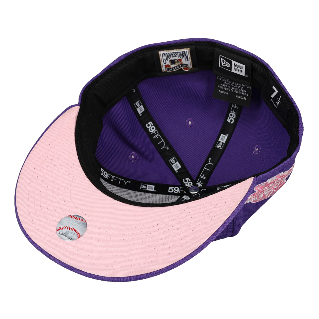 Arizona Diamondbacks Side Patch Bloom 2001 World Series Patch Fitted Hat