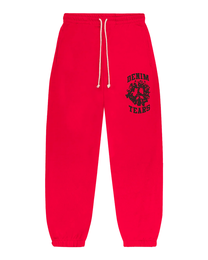 Denim Tears University Sweatpants Red