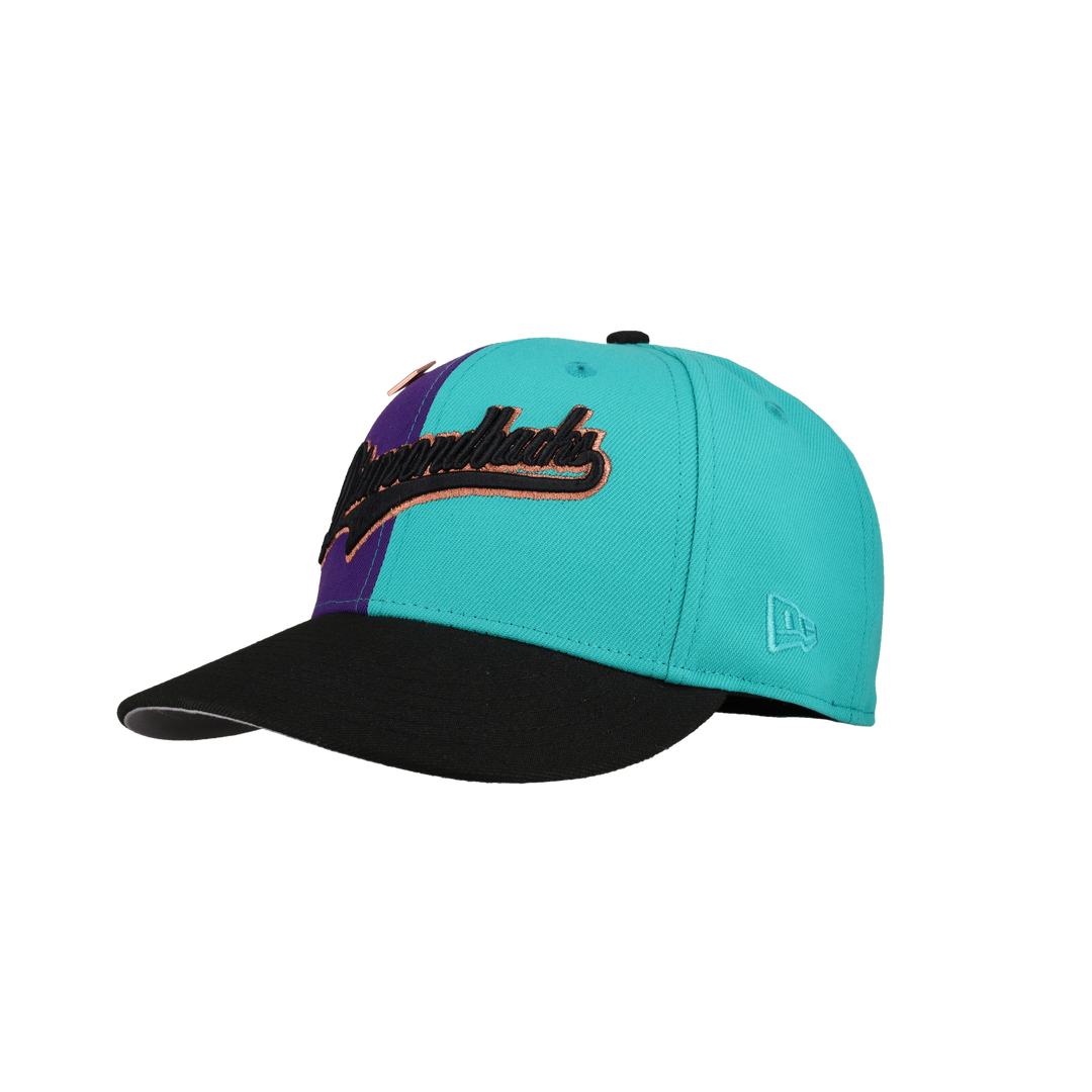 Arizona Diamondbacks 1998 Inaugural "Split Decision" Metallic 59Fifty Fitted Hat