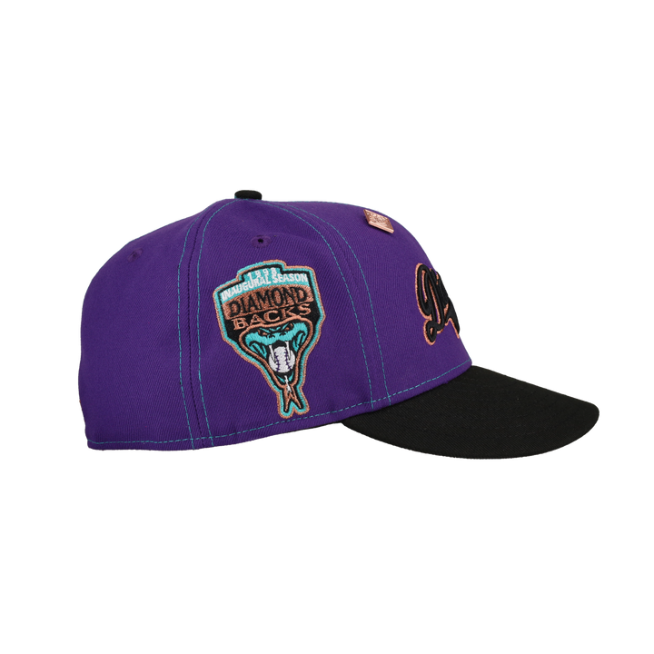 Arizona Diamondbacks 1998 Inaugural "Split Decision" Metallic 59Fifty Fitted Hat