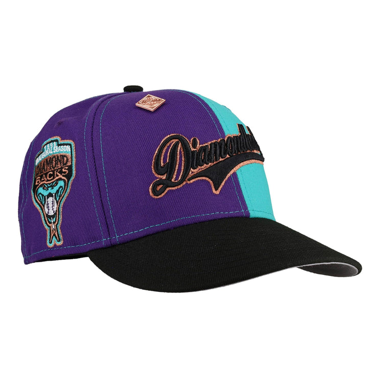 Arizona Diamondbacks 1998 Inaugural "Split Decision" Metallic 59Fifty Fitted Hat