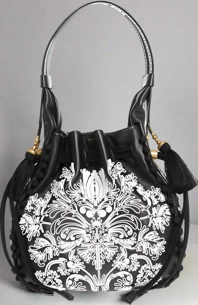 Black DIOR leather handbag