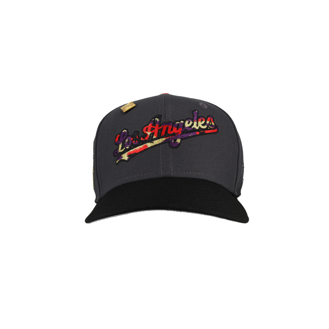 Los Angeles Dodgers 50th Anniversary Graphite 59Fifty Fitted Hat