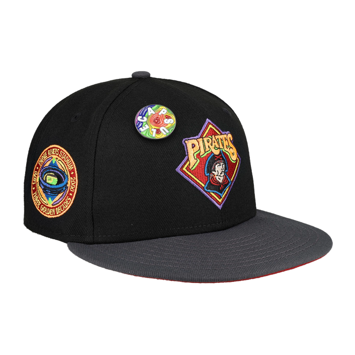 Pittsburgh Pirates Capsule Doppler Radar Collection Three Rivers Stadium Fitted Hat