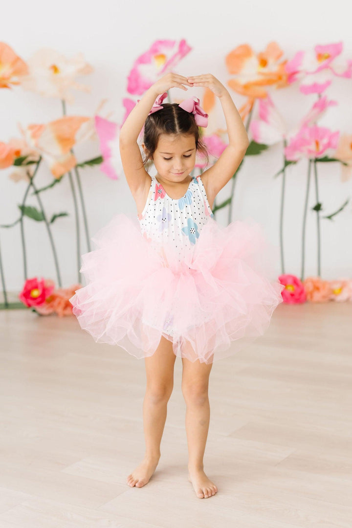 Dots &amp; Daisies Tank Tutu Leotard