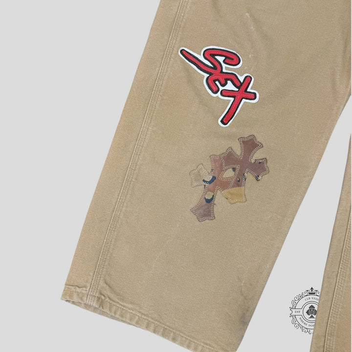 Chrome Hearts Sex Records Patch Carpenter Pants