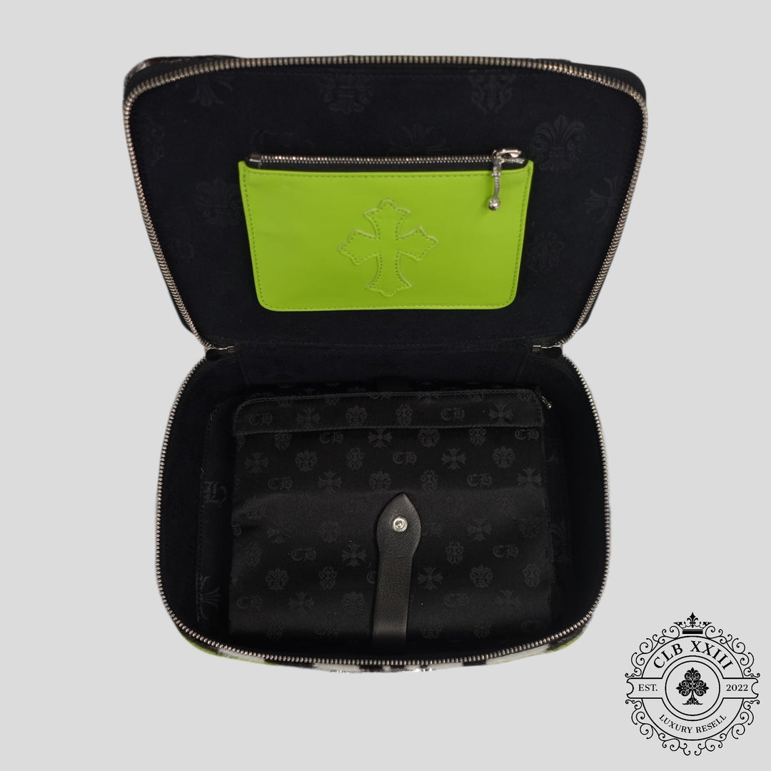 Chrome Hearts Jewelry Case in Zebra / Green