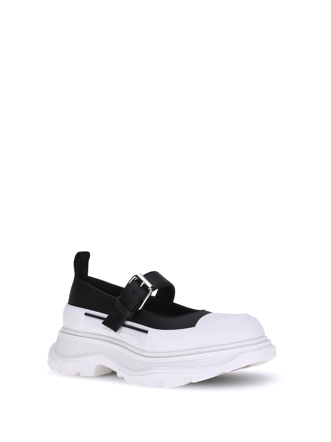 Alexander Mcqueen Women Leather And Rubber Sneakers