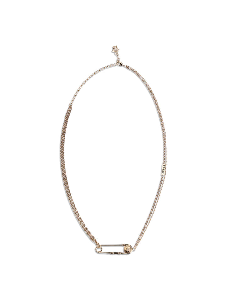 Versace Women Safety Pin Necklace