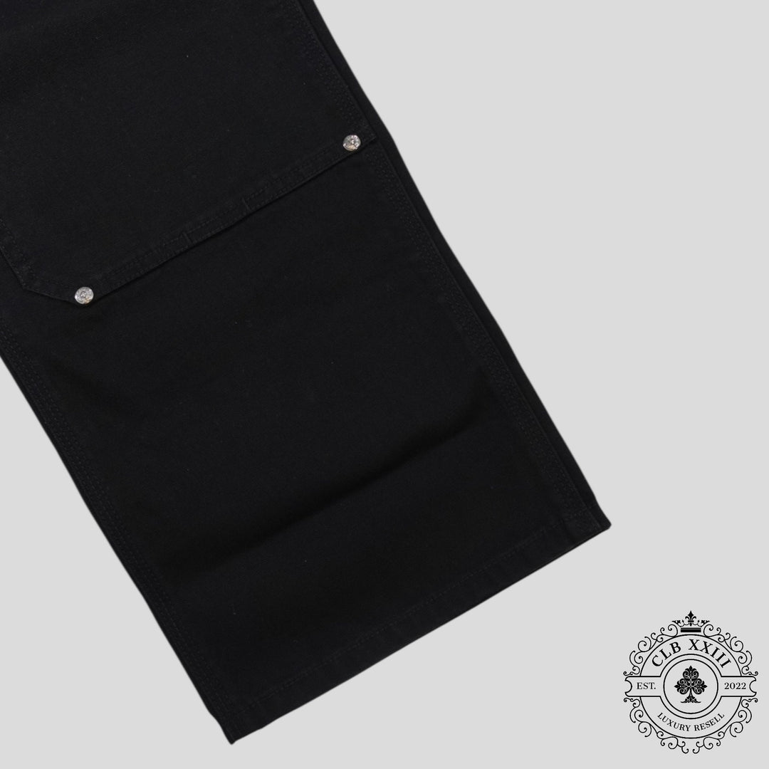 Chrome Hearts Double Knee Carpenter Pants in Black