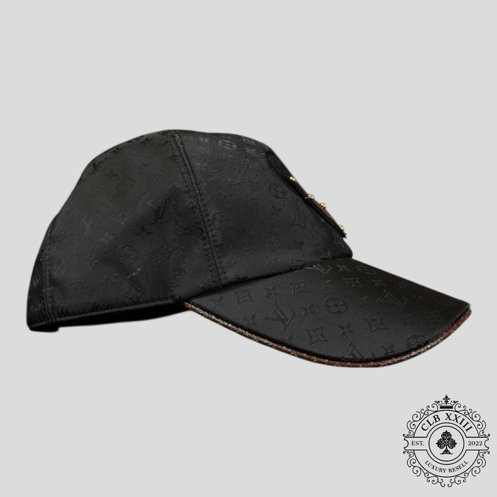Louis Vuitton Monogram LV Patch Hat in Black