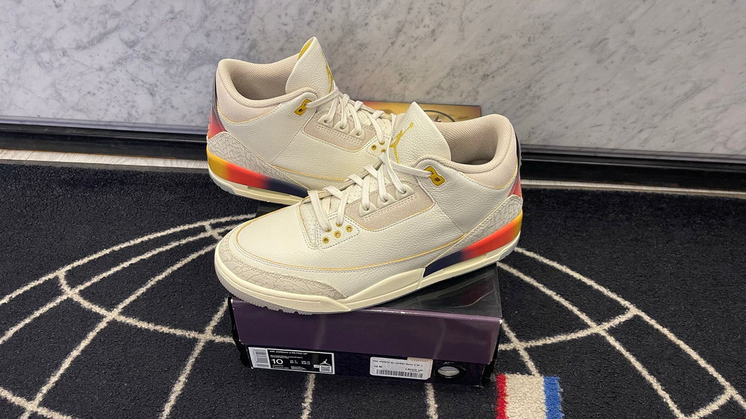 PRE OWNED Air Jordan Retro 3 SP J Balvin Medellín Sunset